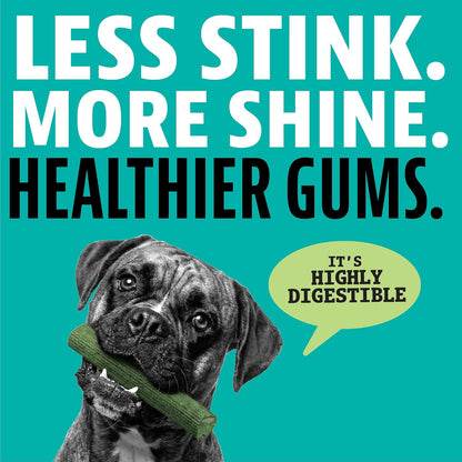 Daily Dental Chews for Medium Dogs, Freshens Breath, Mint, 20 CT