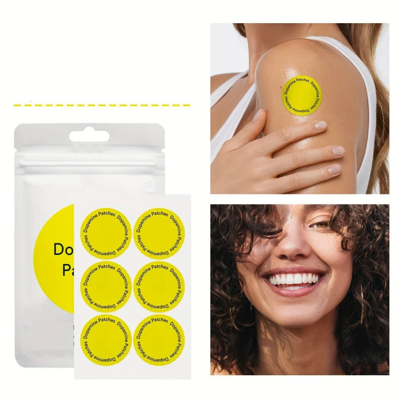 30Pcs Dopamine Patches for Instant Mood & Focus - Dopamine Boosters, Local Heating, Mental Wellness, Beige-Friendly Body